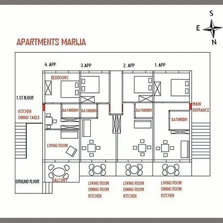 Lejlighed Ferienwohnung Fuer 4 Personen Ca 35 Qm In Lumbarda, Dalmatien Sueddalmatien
